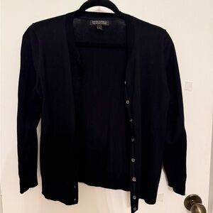 Banana Republic Midnight Cardigan Cashmere